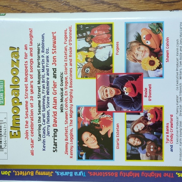 Vintage Elmopalooza! Sesame Street VHS Tape Children's Video Jim Henson - Picture 3 of 9